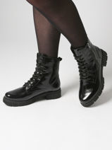 Enkellaarsjes Remonte Zwart women 2-vue-porte