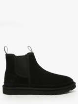 Boots Neumel Chelsea Uit Leder Ugg Zwart men 1121644