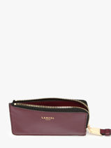 Kaarthouder Origami Leder Lancel Rood origami A13422-vue-porte