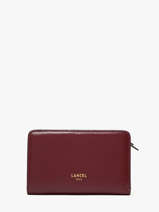 Portefeuille Origami Leder Lancel Rood origami A13423
