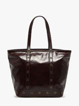 Schoudertas Le Cabas M In Gekreukeld Leder Vanessa bruno Rood cabas cuir 82V40378