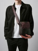 Cross Body Tas Light Etrier Bruin light ELIS729M-vue-porte