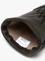 Herenhandschoenen Leder Etrier Zwart accessoires EGLO603G-vue-porte