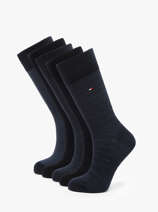 Herensokken 6 Paar Cadeaubox Tommy hilfiger Blauw socks 71235374