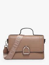 Cross Body Tas M Altesse Leder Etrier Bruin altesse A10109