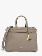Handtas Faubourg Leder Lancel Grijs faubourg A13528