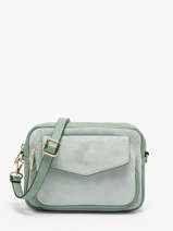 Cross Body Tas Velvet Caviar Leder Milano Groen velvet caviar VC25067