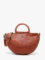 Cross Body Tas Heritage Leder Biba Bruin heritage MIB1L