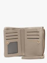 Portefeuille Soft David jones Beige soft P158-vue-porte
