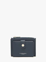 Portemonnee Met Kaarthouder Saffiano Miniprix Blauw saffiano F5012