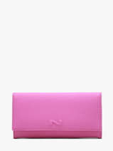 Portefeuille N City Continental Leder Nathan baume Roze original n 185N