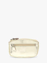 Portemonnee Caviar Leder Crinkles Goud caviar 14036