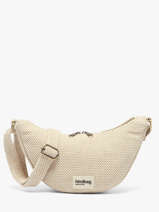 Cross Body Tas Tressage Katoen Hindbag Beige tressage TS