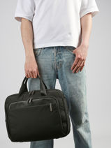 Documententas Met 15" Laptopvak Samsonite Zwart evosight 153525-vue-porte