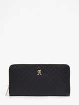Portefeuille Tommy hilfiger Zwart th icon AW18482