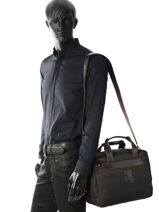 Longchamp Boxford Reistassen Zwart-vue-porte