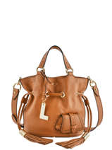 Bucket Bag S Premier Flirt Leder Lancel Bruin premier flirt A10109