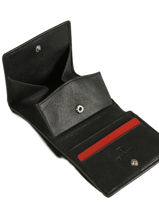 Portemonnee Leder Hexagona Zwart instinct 667291-vue-porte