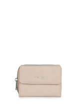 Portemonnee Classic Miniprix Beige grained H6012