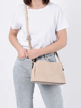 Cross Body Tas Grained Miniprix Beige grained F2516