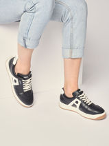 Sneakers Paris Aqte2 Zwart accessoires CO33135-vue-porte
