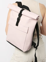 Rugzak Jasper Mini Met 15" Laptopvak Ucon acrobatics Roze backpack JASPMINI-vue-porte