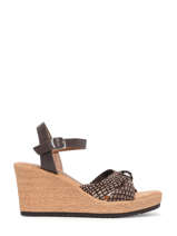 Sandalen Met Sleehak Tamaris Bruin accessoires 76709