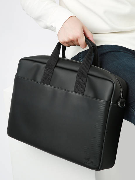 Documententas Lacoste Zwart men's classic JOH ander zicht 1