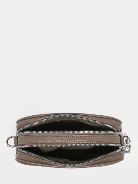 Cross Body Tas Grained Miniprix Bruin grained HOWARD ander zicht 3
