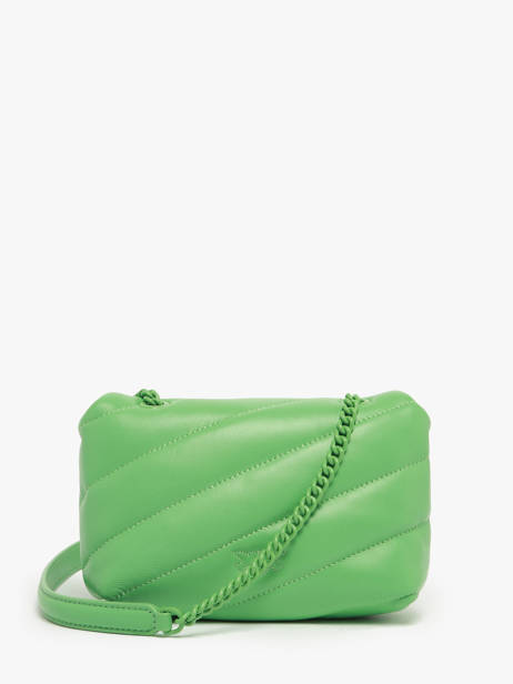 Cross Body Tas Love Bag Puff Leder Pinko Groen love bag puff A1JO ander zicht 4