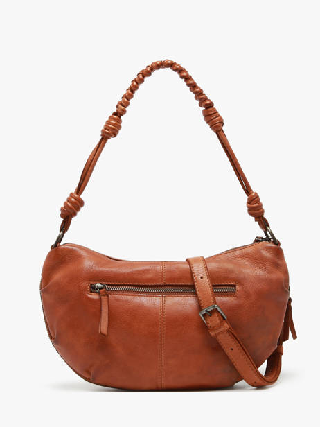 Cross Body Tas Tokyo Leder Basilic pepper Bruin tokyo BTOK02 ander zicht 4