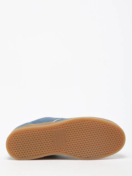 Sneakers Uit Leder Tommy hilfiger Blauw men 1516DA1 ander zicht 4
