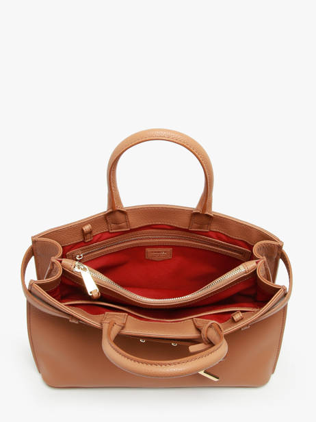 Handtas Faubourg Leder Lancel Bruin faubourg A13528 ander zicht 2