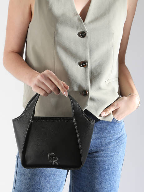 Cross Body Tas S Foudre Leder Etrier Zwart foudre EFOD107S ander zicht 1