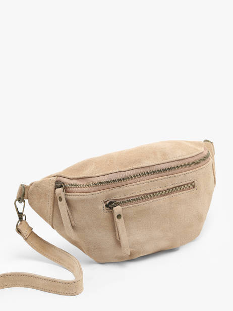 Heuptasje Milano Beige velvet VE24119 ander zicht 2
