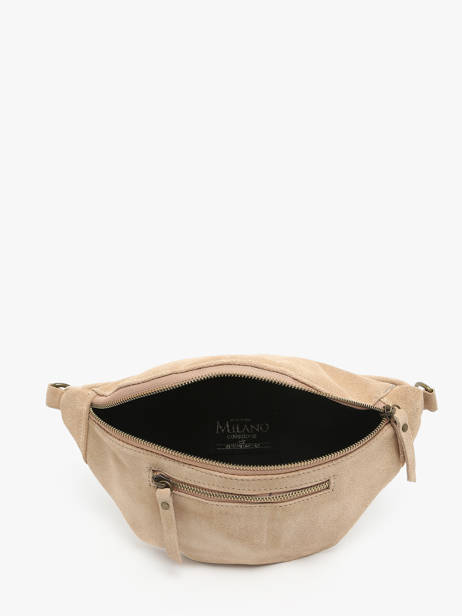 Heuptasje Milano Beige velvet VE24119 ander zicht 3