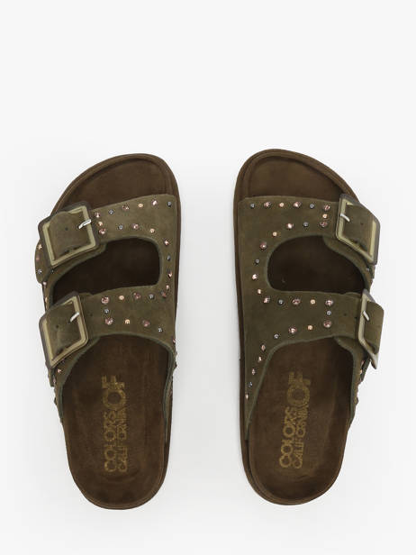 Slippers Fusbett Colors of california Groen women HCBIOW05 ander zicht 3