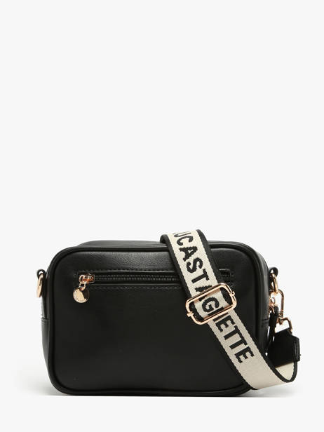 Cross Body Tas Logo Lulu castagnette Zwart logo YZERNAY ander zicht 4