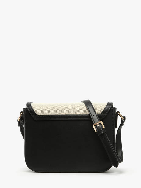 Cross Body Tas Deauville Katoen David jones Zwart deauville CM7014A ander zicht 4