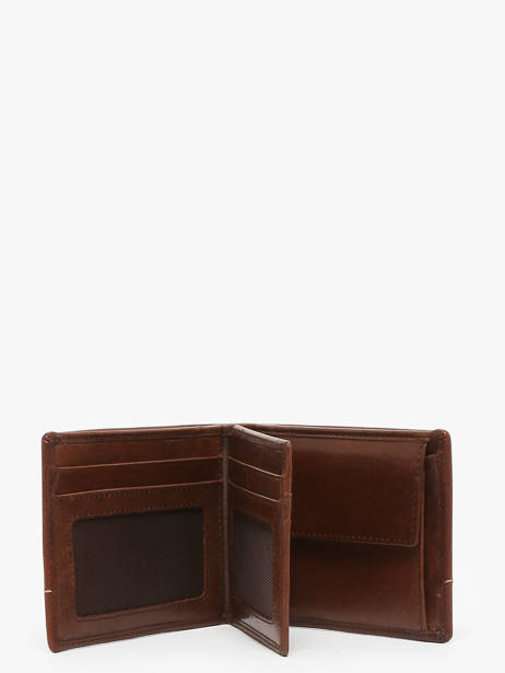 Chequehouder Met Portemonnee Leder Maverick Bruin rough gear MAVRG004 ander zicht 1