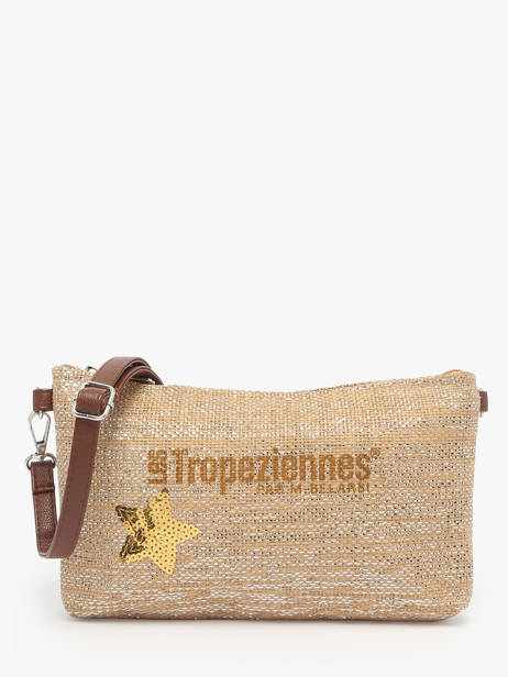 Cross Body Tas Panama Papier Les tropeziennes Beige panama TZ02