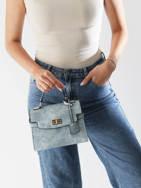 Cross Body Tas City Jeans Miniprix Blauw city jeans 5 ander zicht 1
