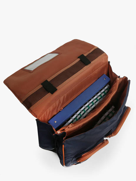 Boekentas Op Wieltjes 2 Compartimenten Tann's Blauw les fantaisies g - 22-43111 ander zicht 4