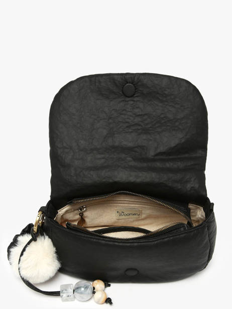Cross Body Tas S Alizier Woomen Zwart alizier WALI03 ander zicht 3