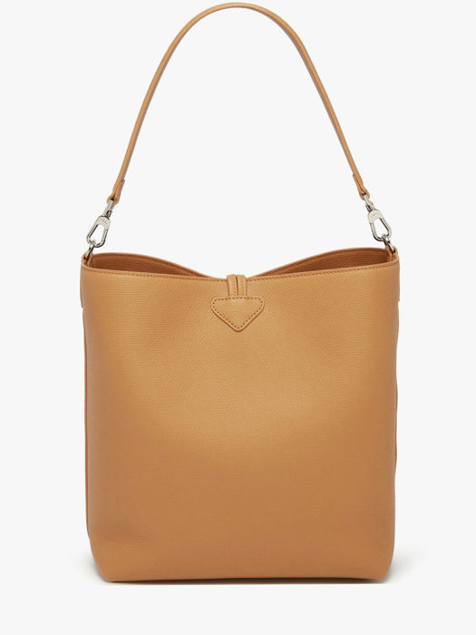 Longchamp Le roseau Schoudertas Bruin