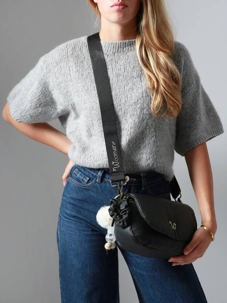 Cross Body Tas S Alizier Woomen Zwart alizier WALI03 ander zicht 1
