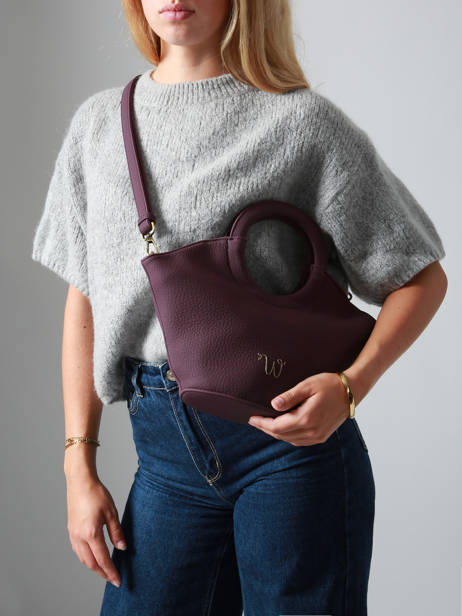 Cross Body Tas S Neflier Woomen Violet neflier WNEF02 ander zicht 2