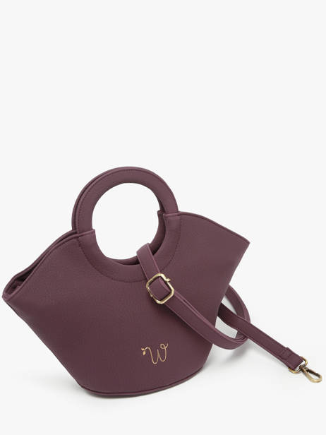 Cross Body Tas S Neflier Woomen Violet neflier WNEF02 ander zicht 3