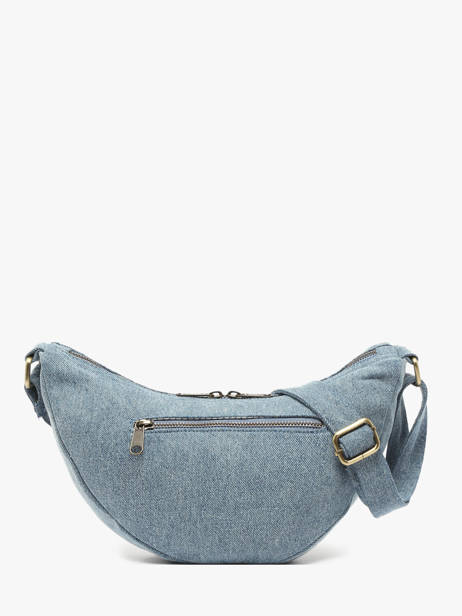 Cross Body Tas Denim Katoen Hindbag Blauw denim DE ander zicht 3