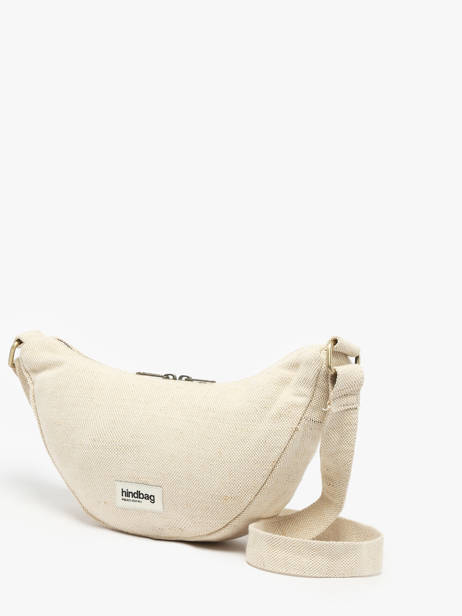 Cross Body Tas Jute Katoen Hindbag Beige jute JU ander zicht 1